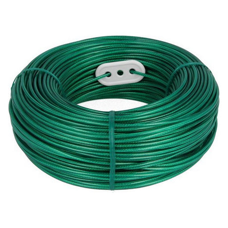 Linia do prania Tomado firmy Metaltex z rdzeniem stalowym 80 cm w kolorze zielonym