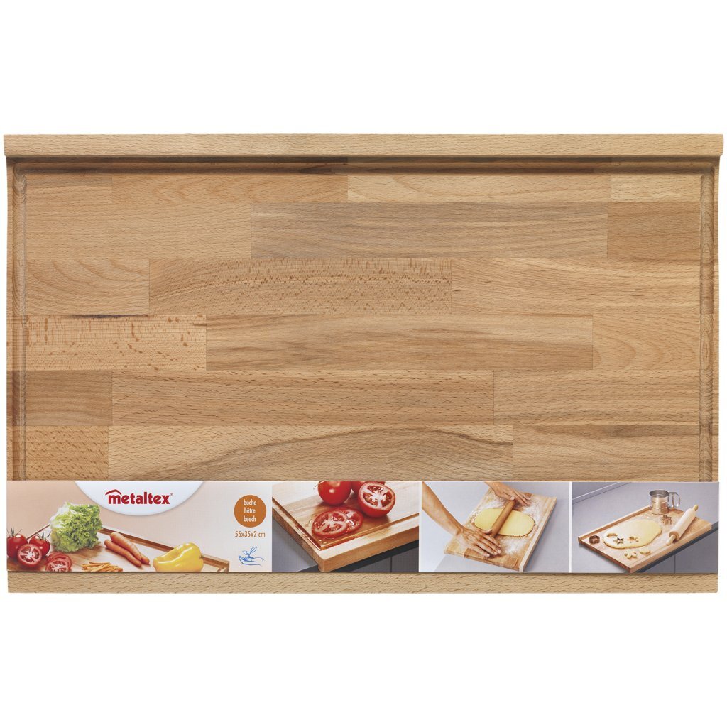 Deska z drewna bukowego Metaltex 55x35x2 cm