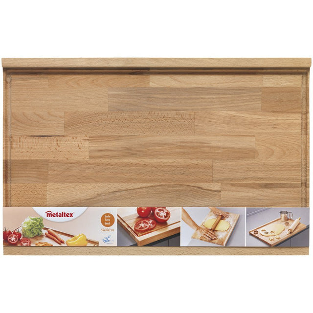 Deska z drewna bukowego Metaltex 55x35x2 cm