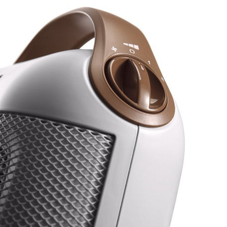 Grzejnik ceramiczny Delonghi HFx30c18.iw biało-brązowy