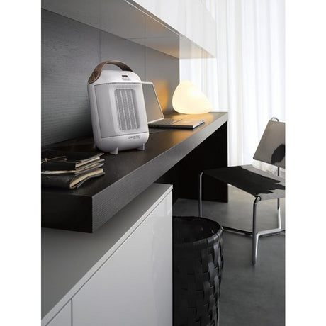 Grzejnik ceramiczny Delonghi HFx30c18.iw biało-brązowy