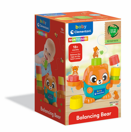 Mały miś balansujący Clementoni, 7 sztuk.