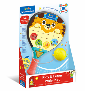 Dziecko Clementoni bawi się i uczy padla
