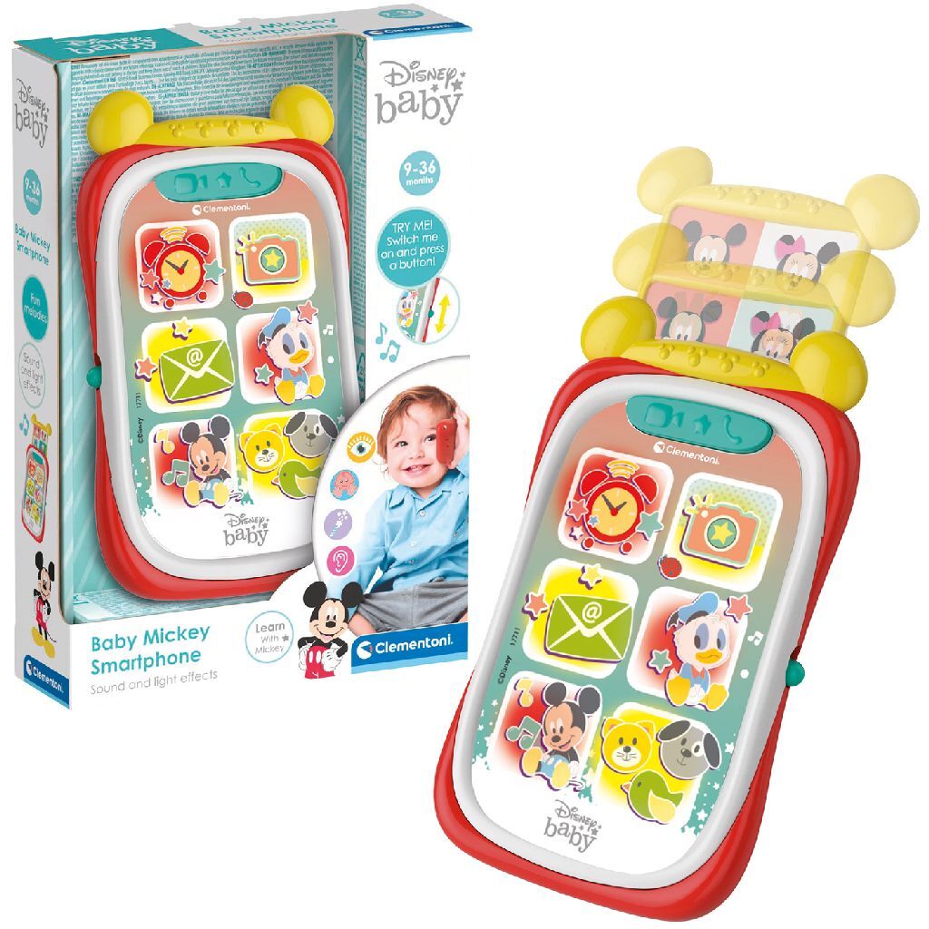 Clementoni Disney Baby Mickey Mysz Phone