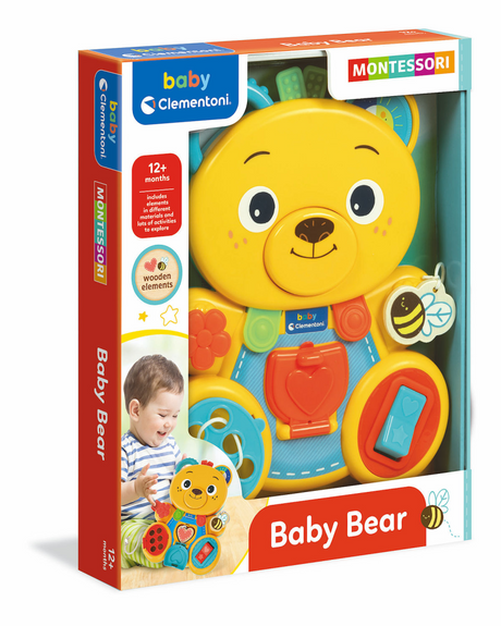 Clementoni montessori baby - pracowity miś