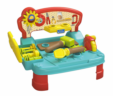 Clementoni baby - Stół warsztatowy Montessori z elementami drewnianymi