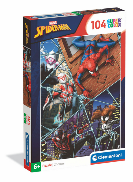 Clementoni - puzzle - 104 elementy - Spider-Man - puzzle dla dzieci - od 6 lat