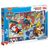 Puzzle Psi Patrol firmy Clementoni Supercolor, 104 elementy