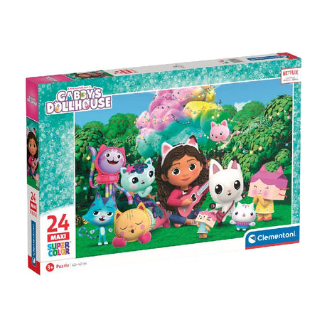 Puzzle Clementoni Supercolor Gabbys Dollhouse 24 elementy maxi