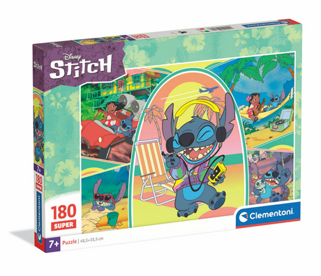 Clementoni - puzzle dla dzieci - 180 elementów - super ścieg 2025 - puzzle od 7 lat