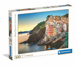 Puzzle Clementoni Wybrzeże Riomaggiore, 500 elementów.