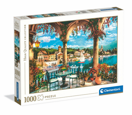Puzzle Clementoni z widokiem na jezioro Como, 1000szt.