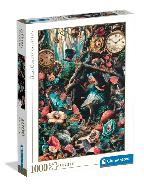 Clementoni - puzzle - 1000 elementów - dzień w krainie czarów - kolekcja wysokiej jakości