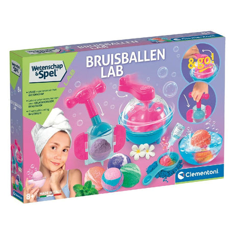 Laboratorium nauki i zabawy w bomby do kąpieli Clementoni