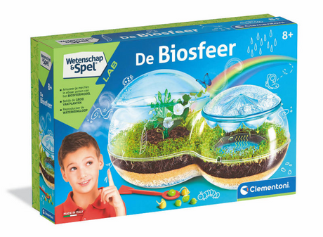 Gra naukowa Clementoni - biosfera - pudełko eksperymentalne - laboratorium naukowe - od 8 lat