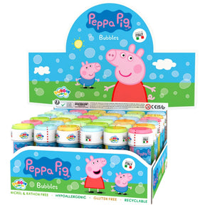 Dmuchawa do baniek Świnka Peppa 60 ml, 36 sztuk