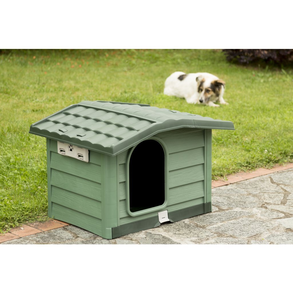 Budka dla psa Bama Pet Cuccia 110x94x77 cm zielona