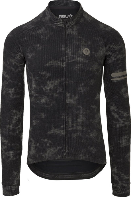 Agu reflective fietsshirt lange mouwen essential heren - reflection - maat m
