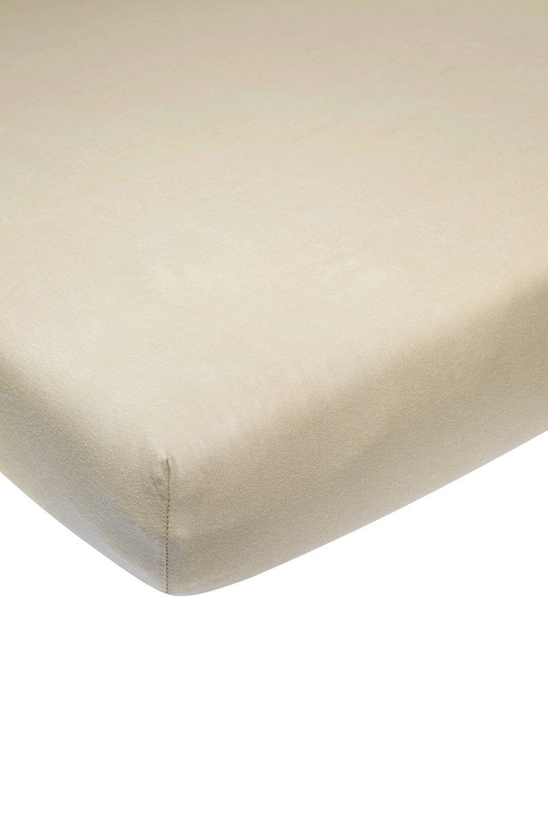 Łóżko dziecięce Meyco Baby Uni - piaskowe - 60x120cm