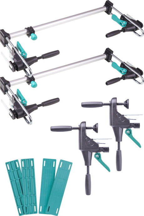 Wolfcraft - zestaw montażowy do ościeżnic pro kompletny zestaw do montażu drzwi i ościeżnic - 3676000