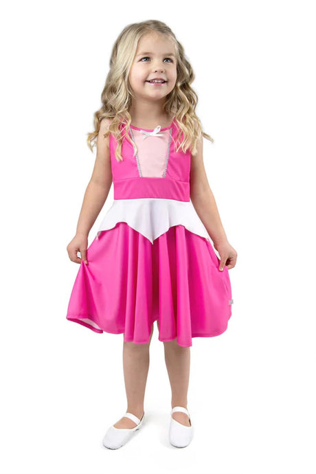 Little adventures - sleeping beauty twirl jurk – maat m (110-122) 110