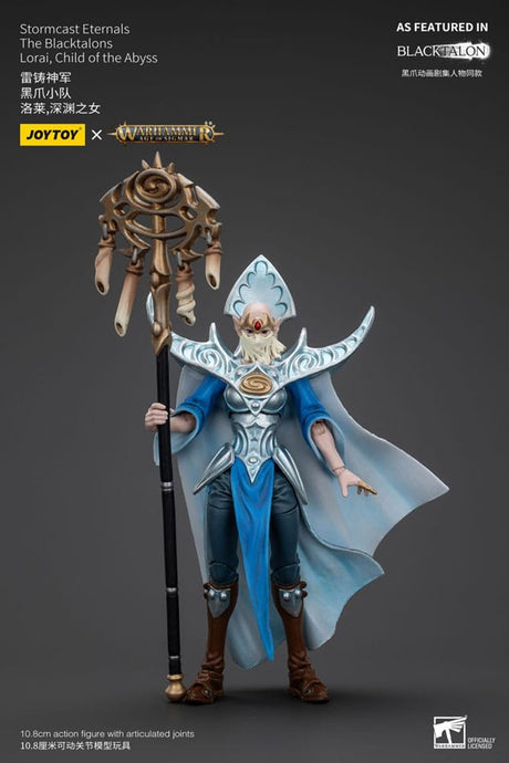 Joy toy (cn) warhammer age of sigmar actionfigur stormcast eternals the blacktalons lorai child of the abyss 20 cm action figuur