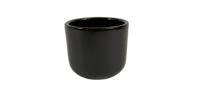 Pot boule zwart glans 7cm
