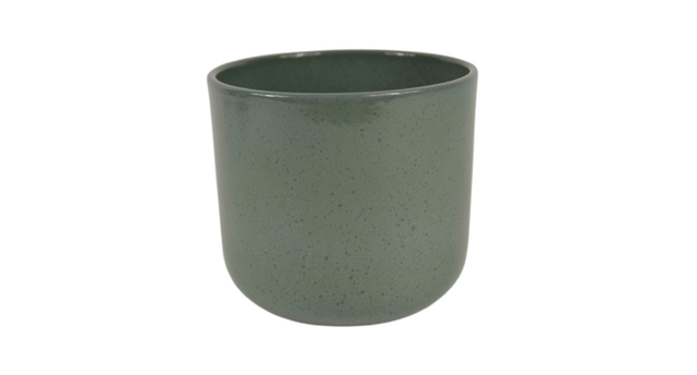 Pot boule graniet groen glans 14cm