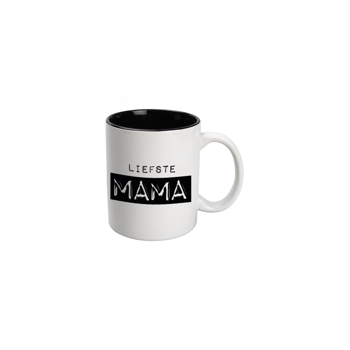 Kubek Paperdreams czarno biały - mama