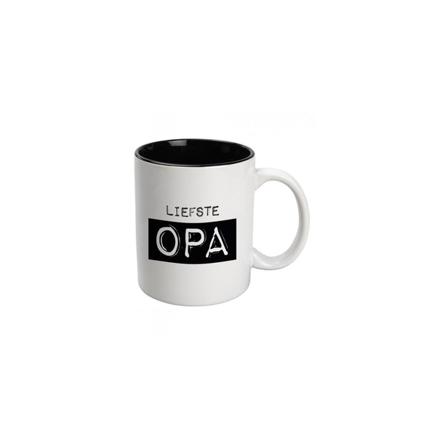 Kubek papierowy marzenia czarny biały - opa