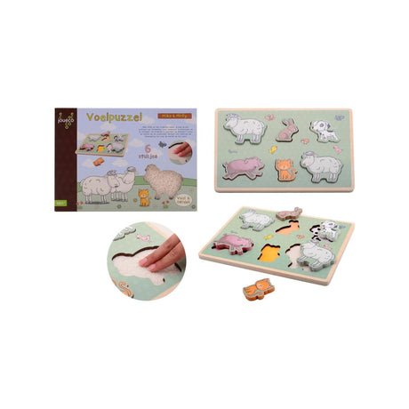 Puzzle miękkie pudełka Johntoy Mike Molly. 2+