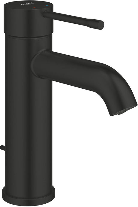 Grohe Essence nowa bateria umywalkowa w rozmiarze S – aquaguide – z korkiem – ecojoy – matowa czerń