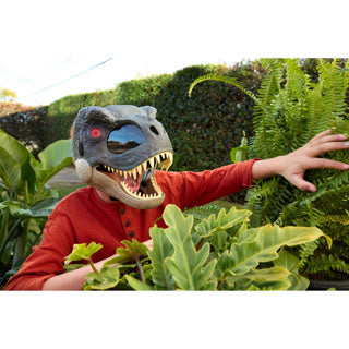 Maska Jurassic World wściekłość i ryk T-Rexa