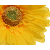 Decoris sztuczny kwiat gerbera h50cm żółty
