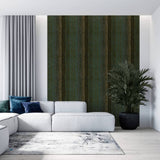North Wall Zero Wallpaper Ręcznie robione paski Brown