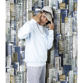 Tapeta North Wall Friends Coffee Cities i Skyline Blue