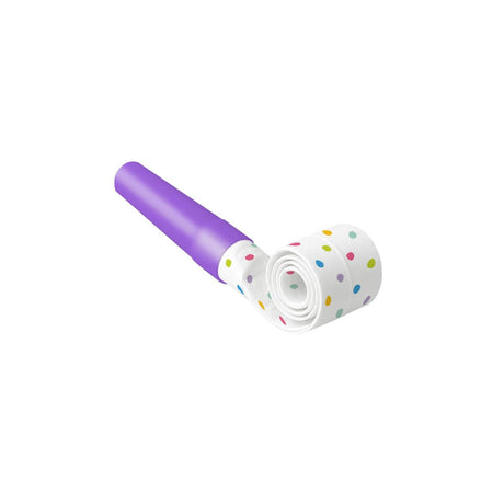 Paperdreams imprezowy wałek do ciasta - kropki na imprezę - papierowy plastik 10cm - opakowanie 6 sztuk