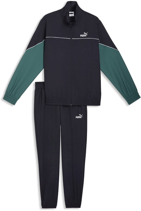 Dres unisex z tkaniny Puma z blokami kolorów - nowy granatowy