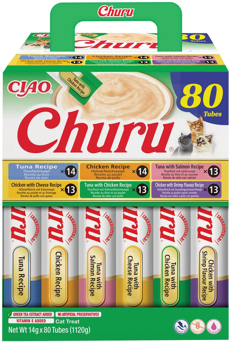 Inaba churu - makaron dla kotów - kurczak i tuńczyk - naturalne składniki