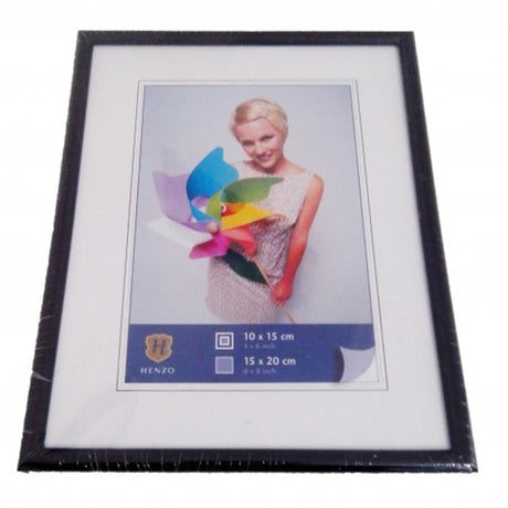 Ramka na zdjęcia Henzo Napoli 15x20cm, czarna, plastik