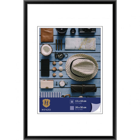 Ramka na zdjęcia Henzo ramka napoli 20x30cm 13x18cm czarna plastikowa