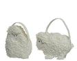 Torba koszykowa Decoris pluszowa owieczka d7,5-szer.28-wys. 28cm