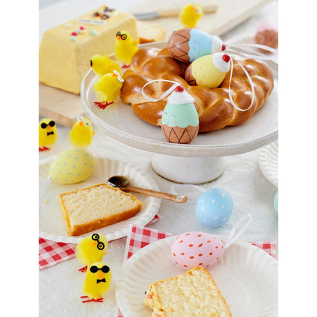 Decoris laska szenilowa z okularami 3 sztuki 3x3x4cm 3 różne kolory