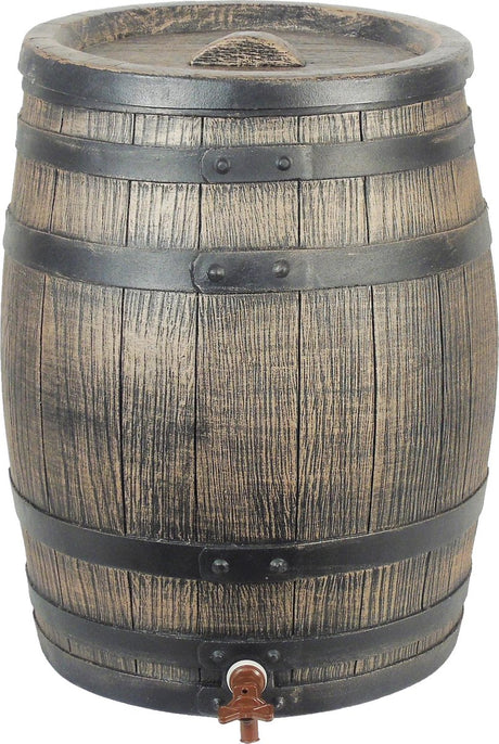 Nature - beczka na deszczówkę - beczka na whisky - 50l - wys. 49,5 x ø38cm