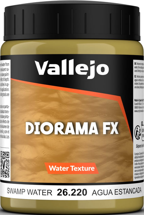 Dekoracja modelu Vallejo - 26220 tekstury wody 220 - woda bagienna - słoiczek efektów 200ml