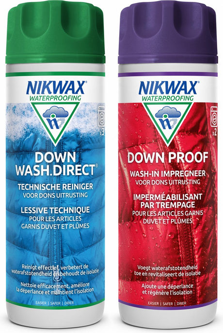 Nikwax puch odporny na zmywanie 300ml - impregnat - detergent - 2 szt