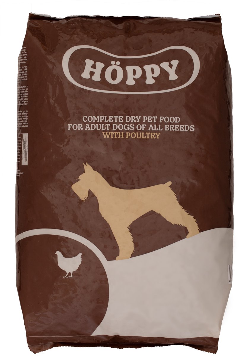 Höppy karma dla psów w kawałkach z drobiem, 10 kg