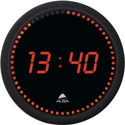 Zegar ścienny Alba horled 30cm czarny