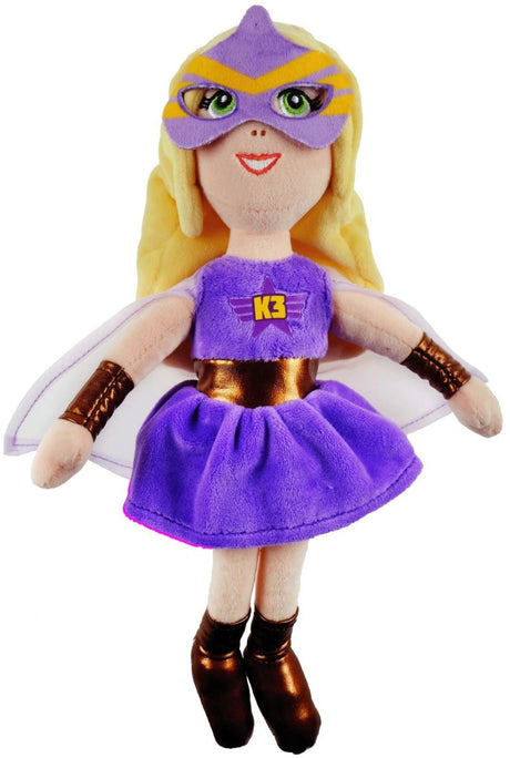 K3 - knuffel - pluche knuffel superhelden - julia - 30 cm