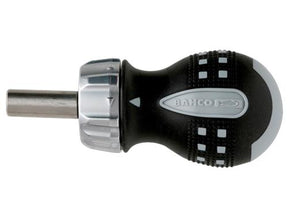 Krótki śrubokręt z grzechotką Bahco - 1 4 - 95 mm